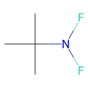 叔丁基二氟胺 structure