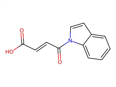 (Z)-4-indol-1-yl-4-oxobut-2-enoic acid structure