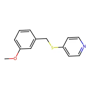 4-[(3-Methoxyphenyl)methylsulfanyl]pyridine structure
