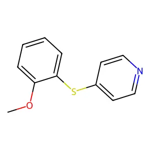 4-(2-Methoxyphenyl)sulfanylpyridine structure