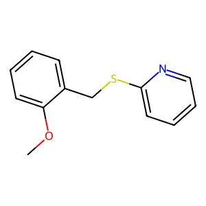 2-[(2-Methoxyphenyl)methylsulfanyl]pyridine structure