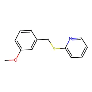 2-[(3-Methoxyphenyl)methylsulfanyl]pyridine structure