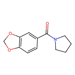 Pyrrolidine, 1-(1,3-benzodioxol-5-ylcarbonyl)- structure