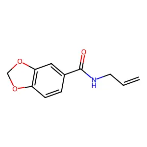 N-烯丙基-1,3-苯并二氧戊环-5-甲酰胺 structure