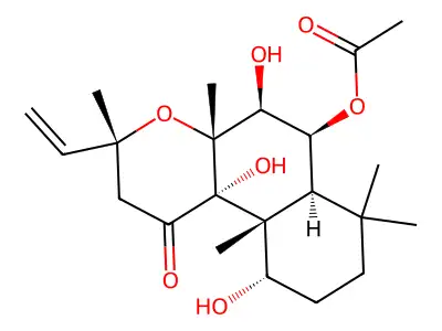 Isoforskolin [M+H]+ structure