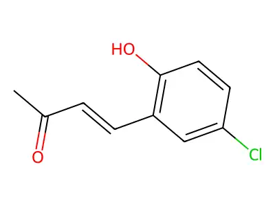 4-(5-chloro-2-hydroxyphenyl)but-3-en-2-one structure