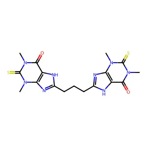 8,8'-Trimethylenebis(2-thio-theophylline structure