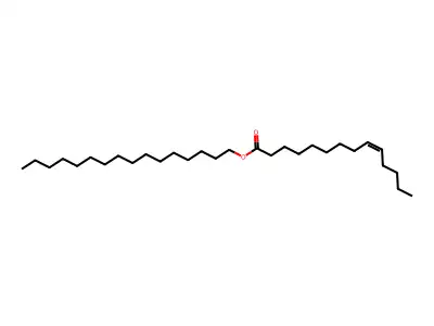 Hexadecyl tetradec-9-enoate structure
