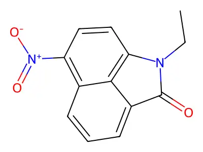 1-Ethyl-6-nitrobenzo[cd]indol-2-one structure