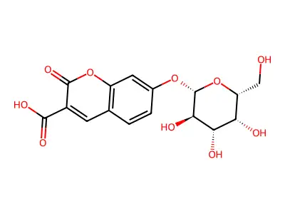 3-Carboxyumbelliferyl b-D-galactopyranoside structure