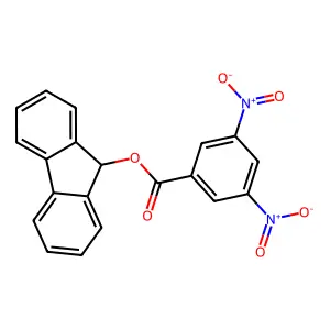 9H-fluoren-9-yl 3,5-dinitrobenzoate structure