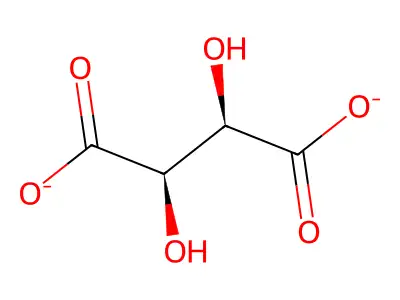 2,3-Dihydroxybutanedioate structure
