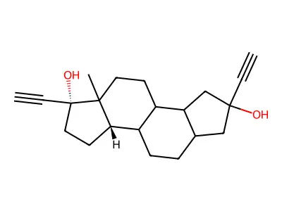 Dinordrin I (free alcohol) structure