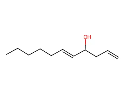 1,5-Undecadien-4-ol structure