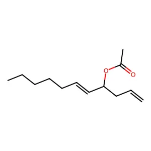 1,5-Undecadien-4-ol, 4-acetate structure