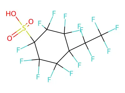 全氟对乙基己烷磺酸 structure