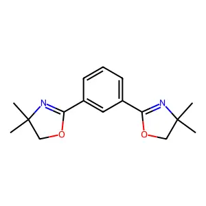 1,3-Bis(4,4-dimethyl-4,5-dihydrooxazol-2-yl)benzene structure