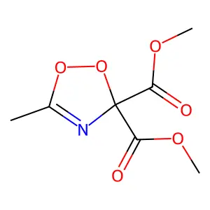 Dimethyl 5-methyl-3H-1,2,4-dioxazole-3,3-dicarboxylate structure