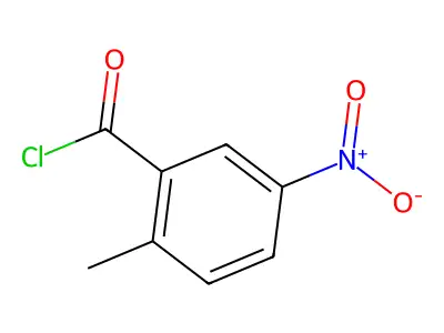 2-Methyl-5-nitrobenzoyl chloride structure