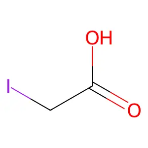 碘乙酸 structure