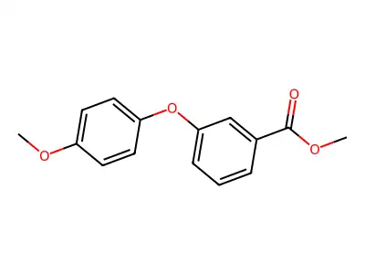 Methyl 3-(4-methoxyphenoxy)benzoate structure