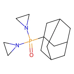 N,N'-Bis(ethylene)-P-(1-adamantyl)phosphonic diamide structure
