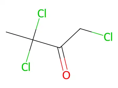 1,3,3-Trichlorobutan-2-one structure