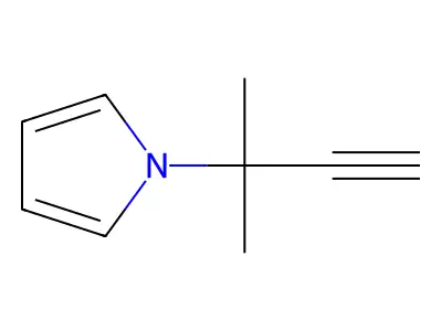 1-(2-Methylbut-3-yn-2-yl)-1H-pyrrole structure