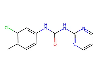 1-(3-Chloro-4-methylphenyl)-3-(2-pyrimidinyl)urea structure