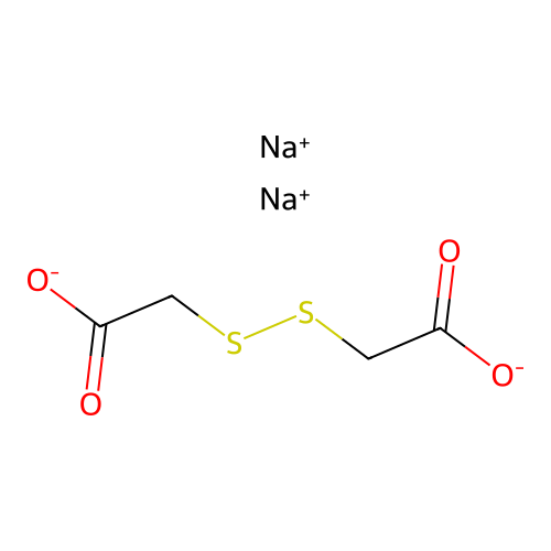 Disodium dithiodiacetate structure