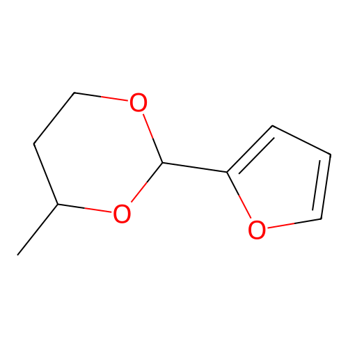 2-(Furan-2-yl)-4-methyl-1,3-dioxane structure
