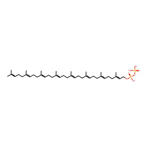 Octaprenyl diphosphate structure