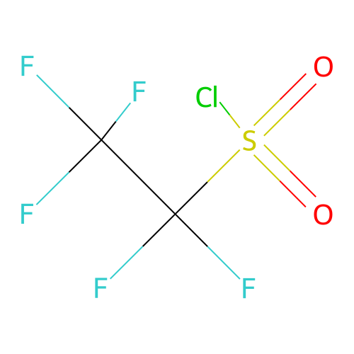 Pentafluoroethylsulfonyl chloride structure