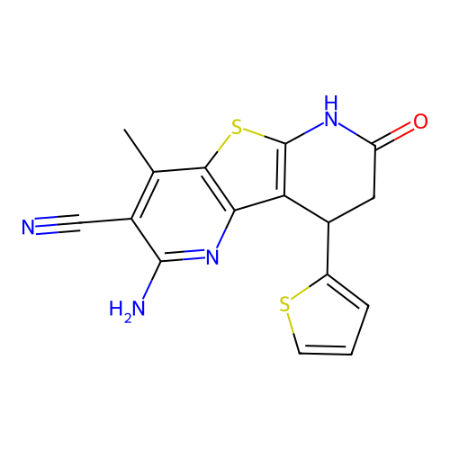 C16H12N4OS2 structure