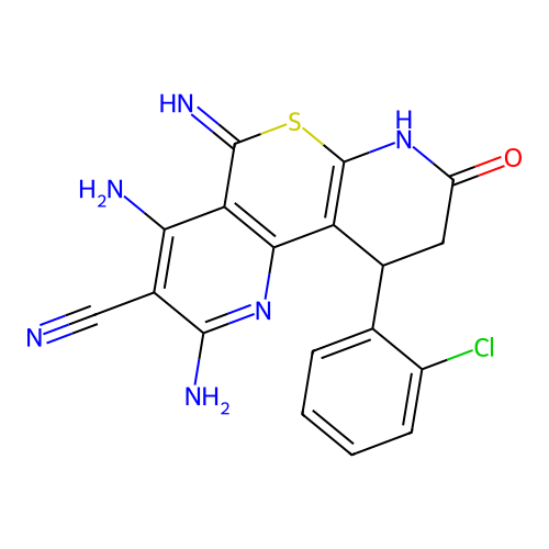 C18H13ClN6OS structure