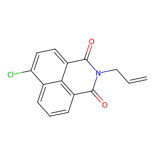 6-chloro-2-(prop-2-en-1-yl)-1H-benzo[de]isoquinoline-1,3(2H)-dione structure