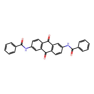 N,N'-(9,10-Dihydro-9,10-dioxoanthracene-2,6-diyl)bisbenzamide structure