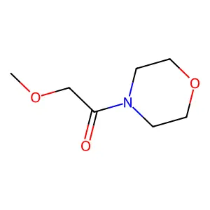 Methoxyacetic acid, morpholide structure