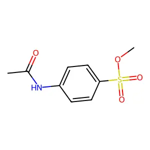 4-乙酰氨基苯磺酸甲酯 structure