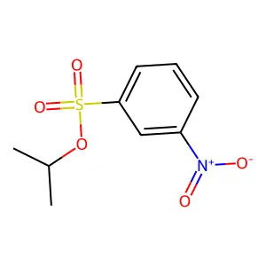 Benzenesulfonic acid, 3-nitro-, 1-methylethyl ester structure