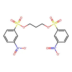 Benzenesulfonic acid, 3-nitro-, 1,3-propanediyl ester structure