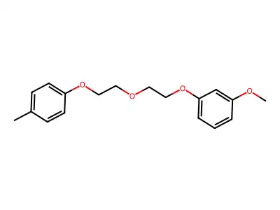 1-Methoxy-3-[2-[2-(4-methylphenoxy)ethoxy]ethoxy]benzene structure