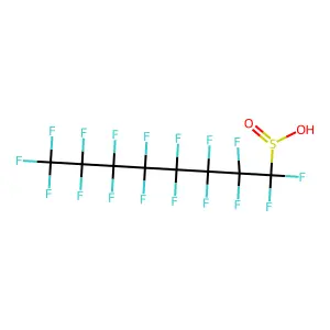 Perfluorooctanesulfinic acid structure