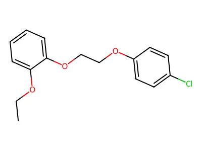 1-Chloro-4-[2-(2-ethoxyphenoxy)ethoxy]benzene structure