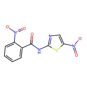 2-nitro-N-(5-nitro-1,3-thiazol-2-yl)benzamide structure