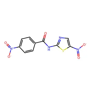 4-Nitro-N-(5-nitro-1,3-thiazol-2-yl)benzamide structure