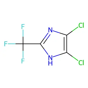 4,5-Dichloro-2-(trifluoromethyl)-1H-imidazole structure