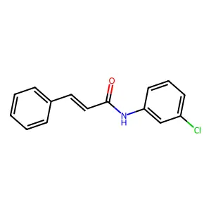 N-(3-chlorophenyl)-3-phenylprop-2-enamide structure
