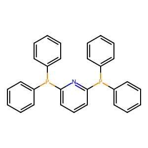 2,6-Bis(diphenylphosphino)pyridine structure