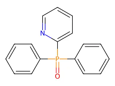 Diphenyl(pyridin-2-yl)phosphine oxide structure